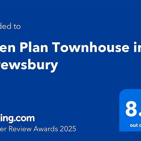 Open Plan Townhouse In Shrewsbury Villa Exterior foto